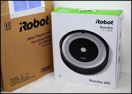 新品未開封 iRobot Roomba ルンバ690 ロボット掃除機 R690060 札幌