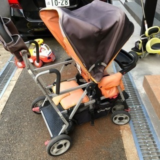 2人乗り ベビーカー 縦型