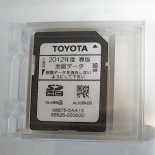 トヨタ純正カーナビ用SDカード&セットアップディスク　2012年春版