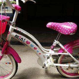 18インチ自転車 ４歳-７歳くらいの女の子に♡　室内保管で美品です。