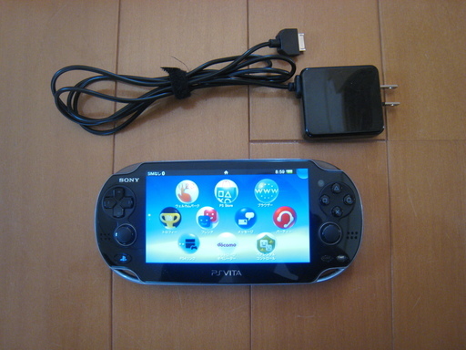 PS Vita PCH-1100 3.60 本体　ブラック　【充電ケーブル付き】