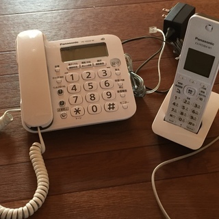 コードレス電話機　パナソニック製　１５００円