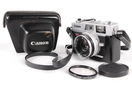 キャノン Canon G-III QL Canonet QL17 40mm F：1.7 LENS　革ケース付　アントレ