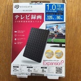 外付けＨＤＤ　　1.0ＴＢ　ＨＤＤ　ＥＬＥＣＯＭ