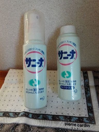 デリケートなおしりに 赤ちゃんにも 花王サニーナ 90ml 付替え用90ml未開封 ムベ むべなるかな 坂戸のボディケアの中古あげます 譲ります ジモティーで不用品の処分