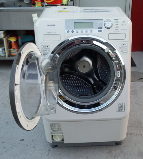 《姫路》東芝ドラム式洗濯機 (洗9k/乾6k) TW-E520V (美品)