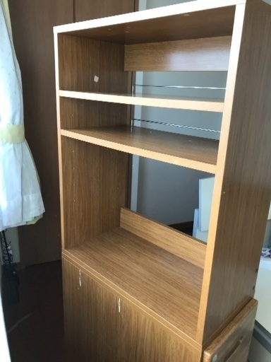 デスクサイド収納ラック 引き出し付き本棚 たまちゃん 柏の収納家具 本棚 の中古あげます 譲ります ジモティーで不用品の処分