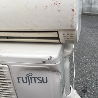 季節、空調家電 FUJITSU AS-J28A-W/AO-J28A ルームエアコン＊ジャンク品
