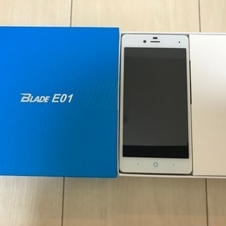 ZTE Blade e01 ホワイト 新品 SIMフリー