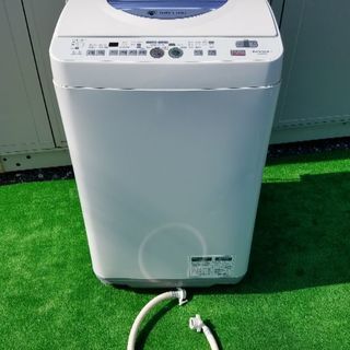 値下げ‼美品‼高年式‼SHARP シャープ 電気 洗濯 乾燥 機 5.5kg 2013年製 イオンコート
