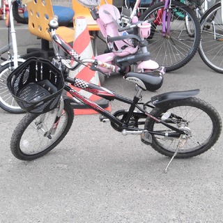 自転車 シティサイクル 子供用 18インチ ブラック 札幌市 西区西野