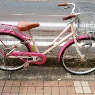 【整備済み】子供用自転車24インチ【中古】