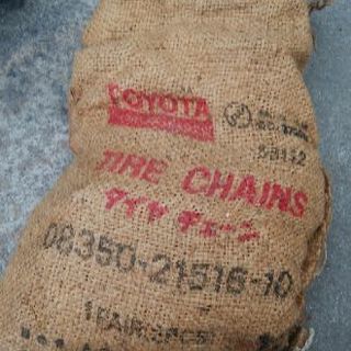 タイヤチェーン　トヨタ純正　ランクル
