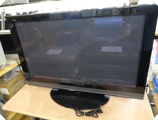 激安18,000円♪日立 42V型 Wooo HDDレコーダー内蔵プラズマテレビ【中古整備品】【P42-HP06】状態確認後決定で大丈夫です。！新品リモコン付き★画面に小傷有り、映ると分かりません。