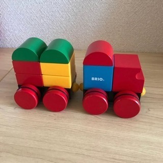 BRIO 木製 積み木 電車