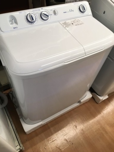 新品 ハイアール 5.5kg 二槽式洗濯機 JW-W55E