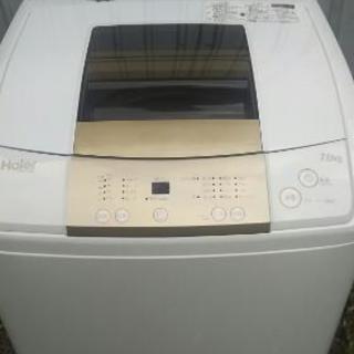 【交渉中】GW中値下げ 去年 秋購入 ハイアール洗濯機 2017年製 