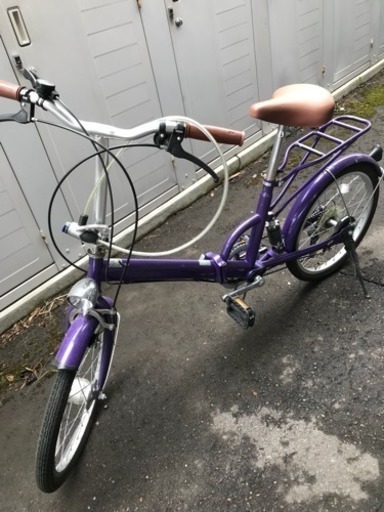 自転車☆大人用☆メタリックパープル☆