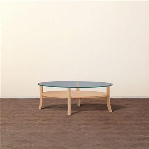 定価¥38000 フランフラン オーガ ローテーブル(コーヒーテーブル) ガラス天板