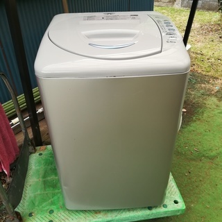 三洋電機株　洗濯機　5キロ　2007年　幅56.5　奥行53.4...