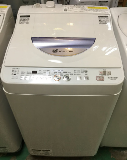 【送料無料・設置無料サービス有り】洗濯乾燥機 SHARP ES-TG55L-A① 中古