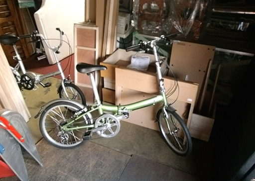 札幌【DAHON 20インチ折りたたみ自転車 6段変速】ダホン metro 店内展示品 グリーン/緑系 USED 本郷通店