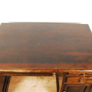 北海道民芸家具 樺 無垢材 机　書斎机　片袖机　作業台　学習机　和家具　アントレ