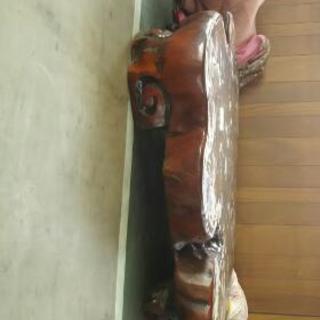 彫刻 テーブル 木の根