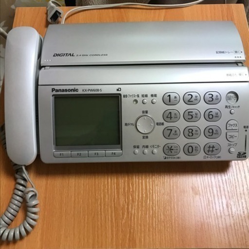 FAX付き固定電話 (りさ) 仙台の電話、ＦＡＸ《電話機》の中古あげます 
