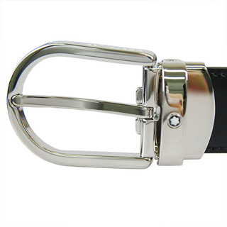 【新品】MONTBLANC モンブラン U0038157 ベルト ブラック×ブラウン