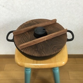 南部鉄器の鍋と大鍋のセット