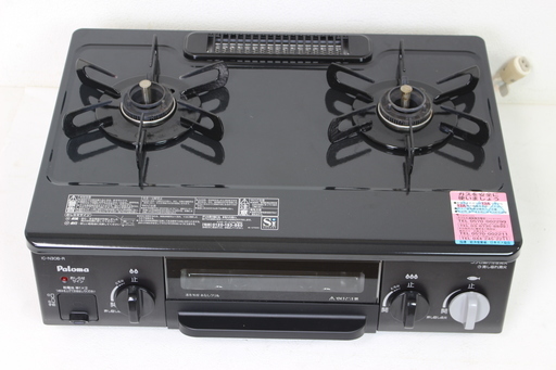 226)【魚グリル未使用】パロマ 都市ガスコンロ IC-N30B-R 2016年製 右強火 水無し片面焼きグリル