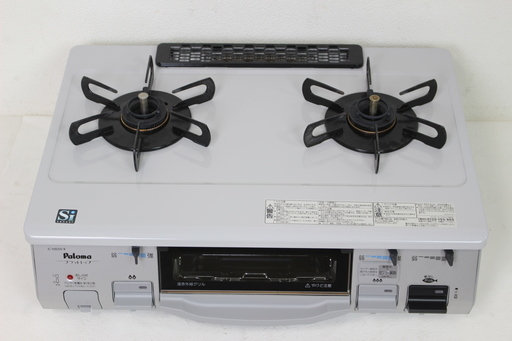 098)【魚焼グリル未使用】 Paloma パロマ ガステーブル LPガス用 右強火タイプ IC-N800V-1R