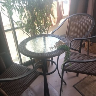 屋外用 ガーデンテーブル 椅子 セット