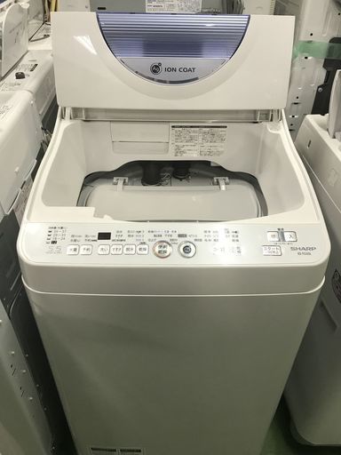 美品！SHARP シャープ 全自動 洗濯機 5.5kg 洗濯機 家電 2014年製 ホワイト