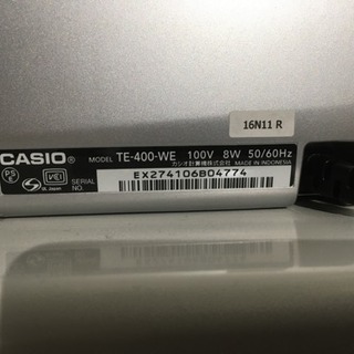 ★超美品★CASIO 電子レジスターTE－400 レジロール付き