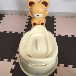 おすわりクマちゃん ベビーおまる 未使用品