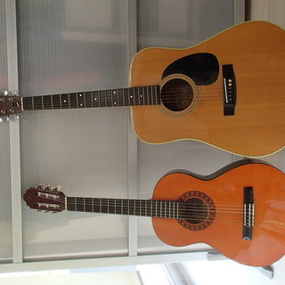 ギター中古　美品　Morris とValencia 2台