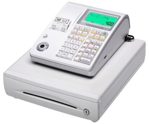 ★超美品★CASIO 電子レジスターTE－400 レジロール付き