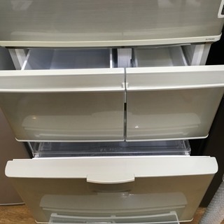 シャープ 5ドア冷蔵庫　どっちもドア　中古