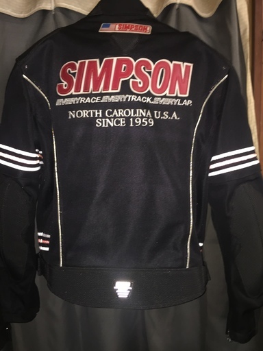 SIMPSON Racing 半袖にもなるメッシュジャケット Mサイズ シンプソンレーシング