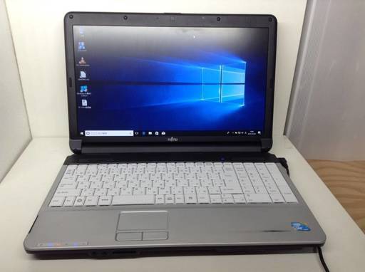 10000円●G18●富士通　LIFEBOOK A530/AX●Windows10 64bit メモリ4ギガ DVDRW●i3 M350 2.27ギガ HDD250GB●office2013互換対応