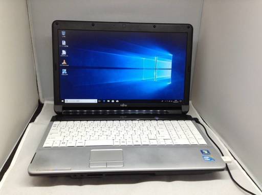 10000円●K63●富士通　LIFEBOOK A530/AX●Windows10 64bit メモリ4ギガ DVD/CD-RW●i3 M380 2.53ギガ HDD160GB●office2013互換対応
