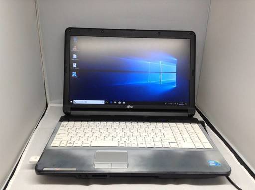 10000円●K22●富士通　LIFEBOOK A530/AX●Windows10 64bit メモリ2ギガ DVDRW●i3 M350 2.27ギガ HDD160GB●office2013互換対応