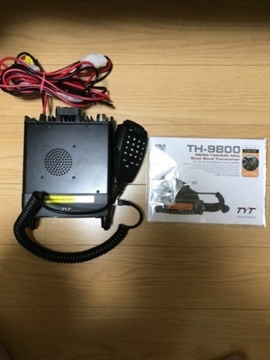 アマチュア無線機 TYT TH-9800  新品同様傷なし