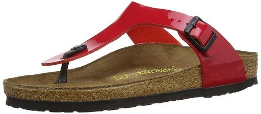 【中古：大変良い】BIRKENSTOCK [ビルケンシュトック] サンダル ギゼ ビルコフロー（サイズ：23.0cm / 色：チェリー）