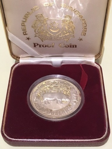 シンガポール 干支 癸亥 $10銀貨 1983年  Singapore 10Dollars Silver Proof Coin