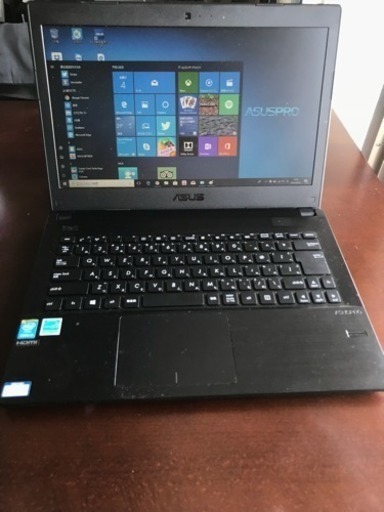 ASUS P2420LA-WO0691Tブラック14インチCore i3/SSD128GB 中古ほぼ未使用美品