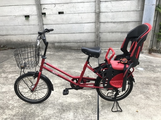 【中古】子乗せ自転車（OGKチャイルドシート付）NOiSノイズバイク製