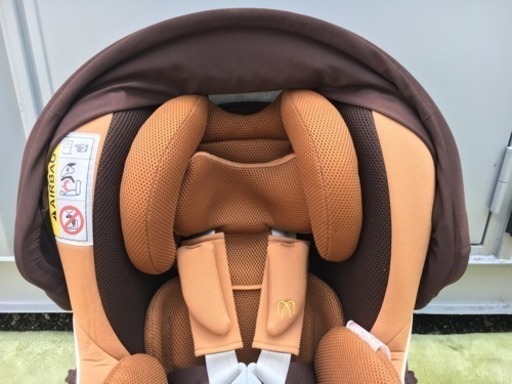 【カバー洗濯してあります♪】 エールべべ クッルットNT2 シナモンブラウン ALB871 チャイルドシート カーメイト AILEBEBE チャイルドシート シナモンブラウン クルットＮＴ2 美品